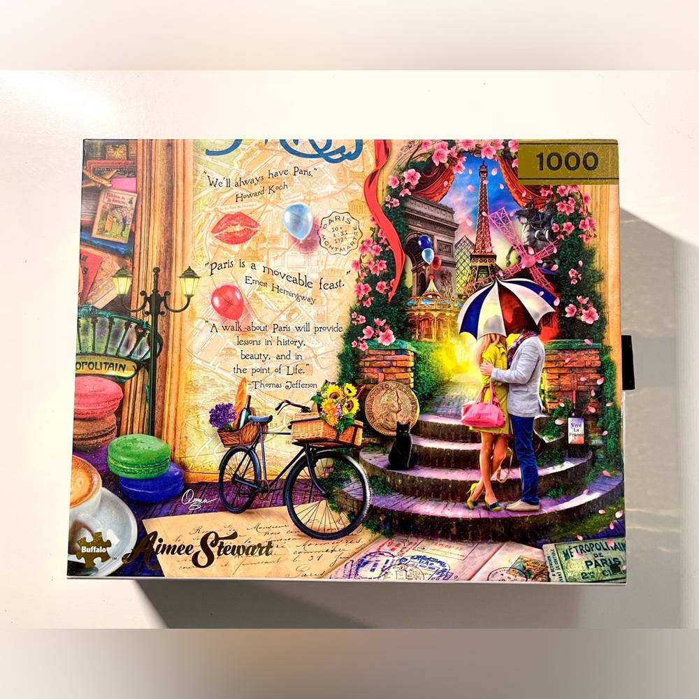 Buffalo Games - 1000 Piece Puzzle - Life is an Open Book Paris